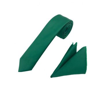 Brianze SMDK-16 Yeşil Mendilli Kravat