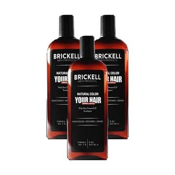 Brickell 3x237 ML Anti White Erkeklere Beyazlaşmış Saç Sakal Şampuanı