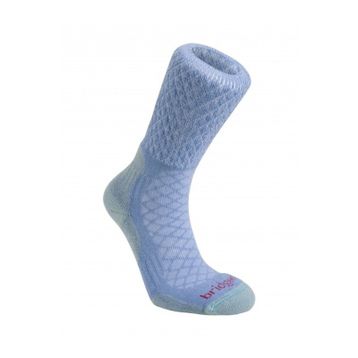 Bridgedale MerinoFusion Trail Powder Blue Kadın Trekking Çorap