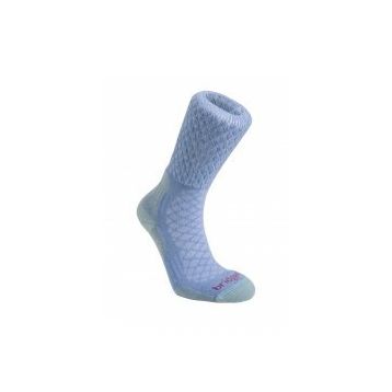 Bridgedale MerinoFusion Trail Powder Blue Kadın Trekking Çorap