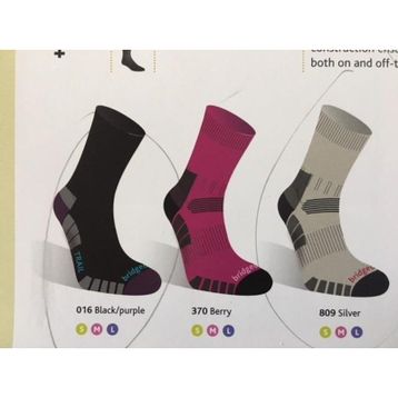 Bridgedale WoolFusion Trail Light Heather-Damson Kadın Outdoor Çorap