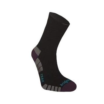 Bridgedale WoolFusion Trail Light Heather-Damson Kadın Outdoor Çorap