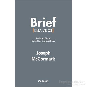 Brief Kısa ve Öz - joseph mccormack İclal Büyükdevrim Özçelik