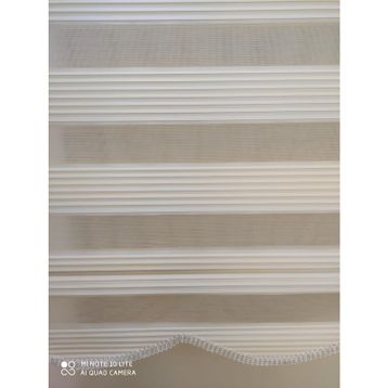 Brillant Krem Zebra 100x200 cm Stor Perde