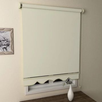 Brillant Krem Zebra 100x200 cm Stor Perde