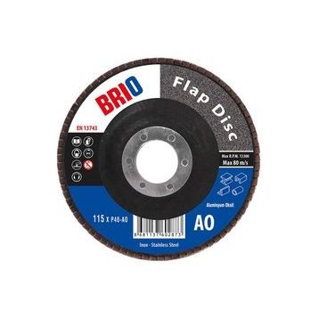 Brio 115xp40 Ao 10'lu Flap Disk