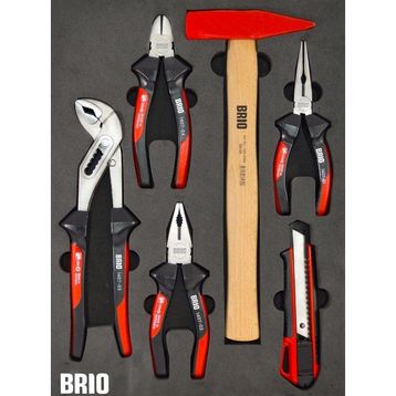 Brio 6 Parça Sünger Yataklı Pense Seti