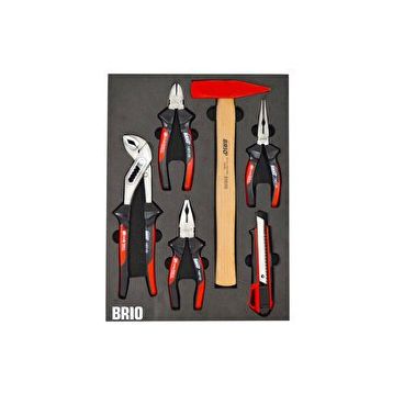 Brio 6 Parça Sünger Yataklı Pense Seti