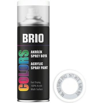 Brio Akrilik Beyaz Mat B9010M 400 ml Sprey Boya