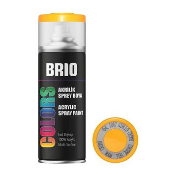 Brio Akrilik Nergis Sarısı B1007 400 ml Sprey Boya