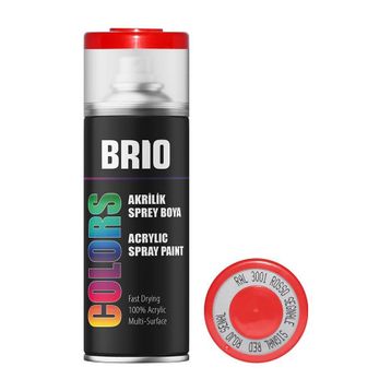 Brio Akrilik Sinyal Kırmızı 400 ml Sprey Boya