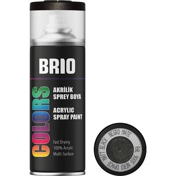 Brio B9005M 400 ml Mat Siyah Sprey Boya