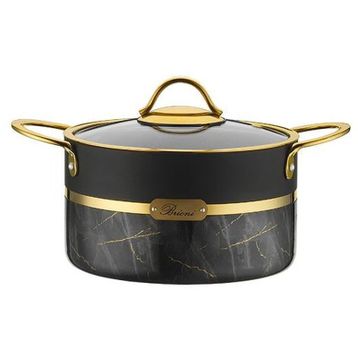 Brioni Selection 28 cm Granit Derin Siyah Tencere
