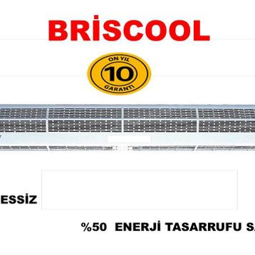 Briscool 150 cm Isıtıcısız Uzaktan Kumandalı Hava Perdesi