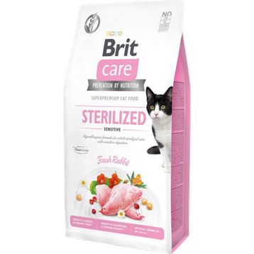 Brit 7 kg Care Tahılsız Sensitive Kısırlaştırılmış Tavşan Etli Kedi Maması