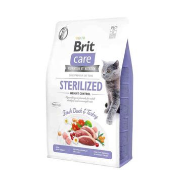 Brit Care 2 kg Tahılsız Ördek ve Hindi Etli Kısırlaştırılmış Diyet Yetişkin Kedi Maması
