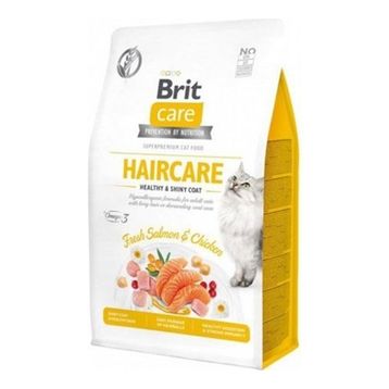 Brit Care Hipoalerjenik Haircare Tavuk ve Somonlu 3×2 kg Kedi Maması