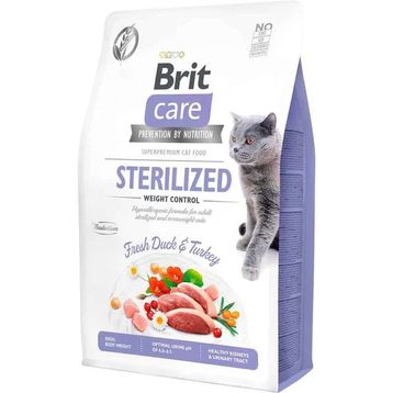 Brit Care Hypo Allergenic 2 kg Ördekli Tahılsız Kısırlaştırılmış Kedi Maması