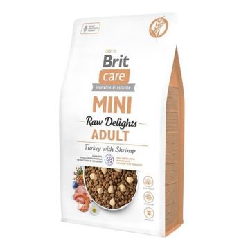 Brit Care Mini Raw Delights Karidesli ve Hindili 2 kg Küçük Irk Yetişkin Kuru Köpek Maması