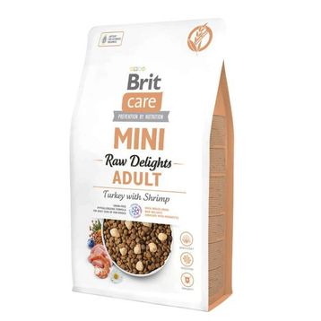 Brit Care Mini Raw Delights Karidesli ve Hindili 2 kg Küçük Irk Yetişkin Kuru Köpek Maması
