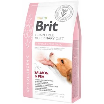 Brit Veterinary Diet Hypo-Allergenic Cilt Sağlığı Destekleyici Somonlu Tahılsız 2 kg Köpek Maması