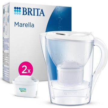 BRITA 2.4 Lt Beyaz Marella Cool 1x Maxtra Pro Filtreli Su Arıtma Sürahisi