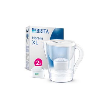 BRITA 3.5 Lt Beyaz Marella XL 2x Maxtra Pro Filtreli Su Arıtma Sürahisi