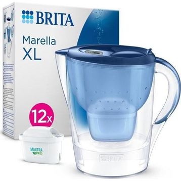 BRITA 3.5 Lt Mavi XL 12x Maxtra Pro Filtreli Su Arıtma Sürahisi