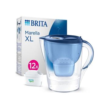 BRITA 3.5 Lt Mavi XL 12x Maxtra Pro Filtreli Su Arıtma Sürahisi