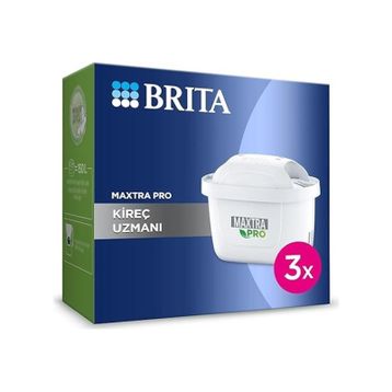 Brita Maxtra Pro Kireç Uzmanı 3'lü Yedek Su Arıtma Filtresi