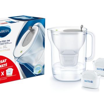 Brita Style Xl Gri 3 Filtreli Su Arıtmalı Sürahi