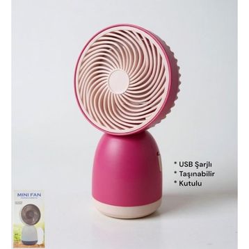 Brokoli Home Handheld USB Şarjlı El Fanı Mini Taşınabilir Yaz Serinleticisi Vantilatör