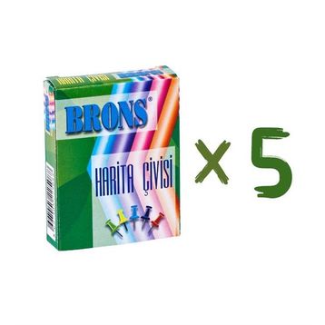 Brons 20 Adet Harita Çivisi