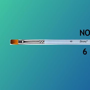 Brons 200F Serisi No:16 Kısa Sap Yağlı Boya Fırçası