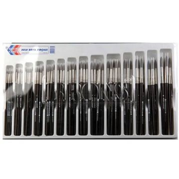 Brons BR-247 144'lü Sulu Boya Fırça Seti