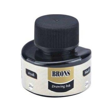 Brons BR-317 12 Adet Siyah Çini Murekkebi