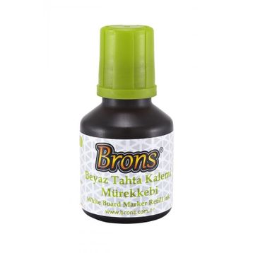 Brons BR-388 Açık Yeşil 30 ml Beyaz Tahta Kalem Mürekkebi