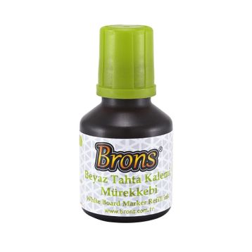 Brons BR-388 Açık Yeşil 30 ml Beyaz Tahta Kalem Mürekkebi