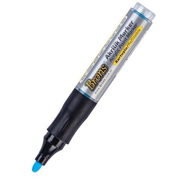 Brons BR-4012 Mavi Akrilik Marker Kalem