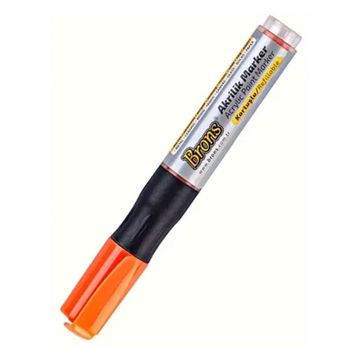 Brons BR-4017 Turuncu Akrilik Marker Kalem