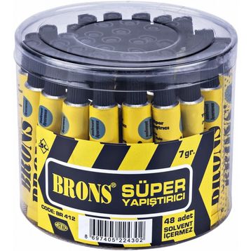 Brons BR-412 7 gr 48'li Kutu Yapıştırıcı