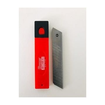 Brons BR-736 Yedek Geniş 18 mm 10'lu Maket Bıçağı