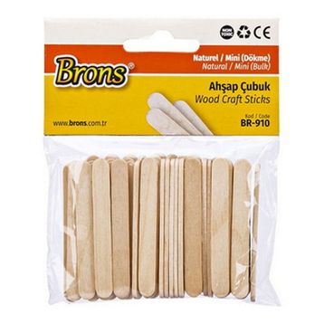 Brons BR-910 Mini Dökme Natural Ahşap Çubuk