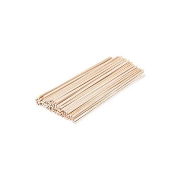Brons BR-916XC Naturel 100'lü 2x145 mm Ahşap Yuvarlak İnce Çubuk