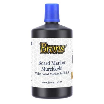Brons Mavi 250 ml Beyaz Tahta Kalem Mürekkebi