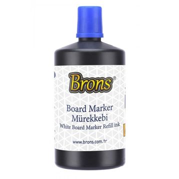 Brons Mavi 250 ml Beyaz Tahta Kalem Mürekkebi