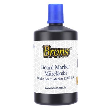 Brons Mavi 250 ml Beyaz Tahta Kalem Mürekkebi