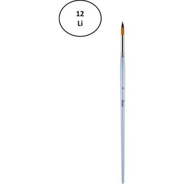 Brons No: 11 123 Serisi 12'li Uzun Sap Sulu Boya Fırçası