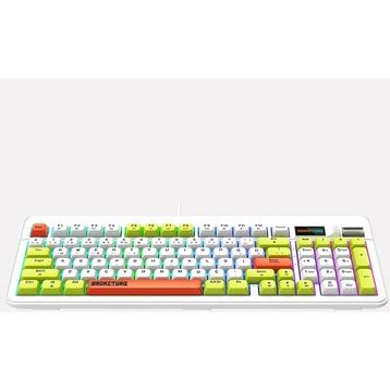 BRONZTURQ MK1120 RGB 3N1 (Kablolu + 2.4G + Bluetooth) Mekanik Gaming Klavye