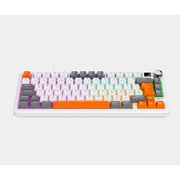 Bronzturq MK1173 Rainbow Red Switch Üç Modlu Kablolu Mekanik Klavye